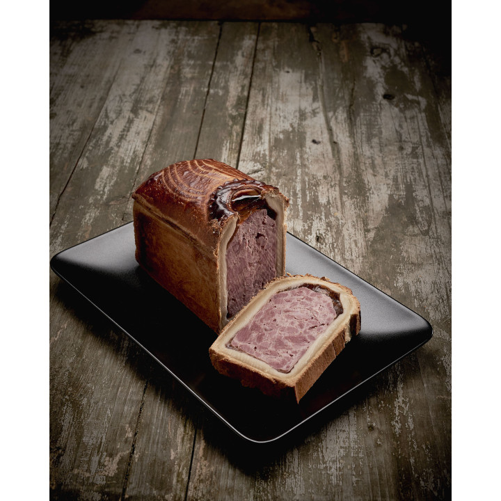Pâté en croûte de volaille fermière, 2 tranches sous-vide