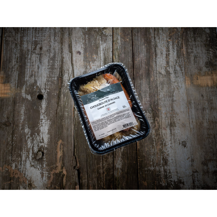 Choucroute garnie pure volaille, la barquette de 470g