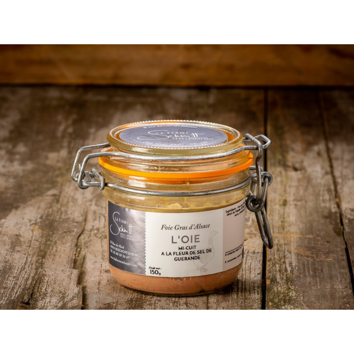 Foie Gras d'Oie mi-cuit en verrine Le Parfait, 150g
