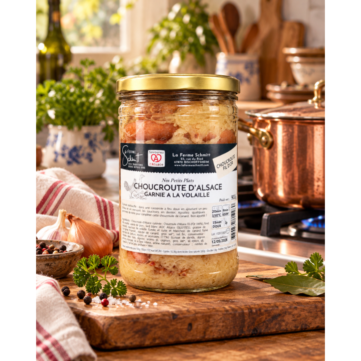 Choucroute garnie 100% volaille - Bocal 1kg