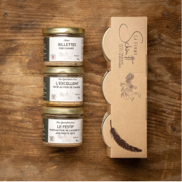 Trio Mini de pâtés et rillettes